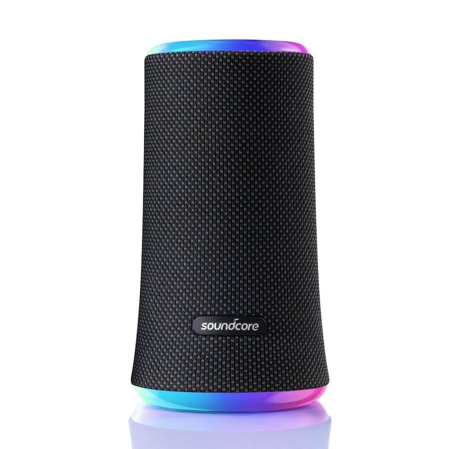 Безжичен водоустойчив спийкър с микрофон (черен) - Anker Soundcore Flare 2 Bluetooth Speaker 20W | JAR Computers Безжичен водоустойчив спийкър с микрофон (черен) - Anker Soundcore Flare 2 Bluetooth Speaker 20W