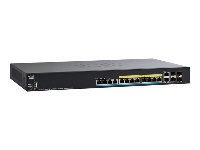 CISCO SG350-X - 12-Port 5G PoE Stackable Managed Switch