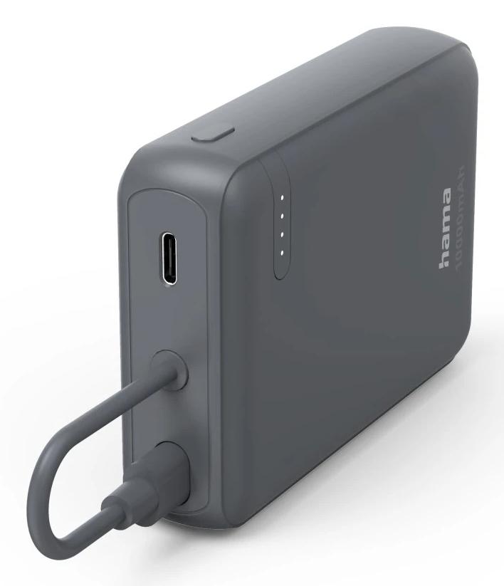 Hama Travel Литиев полимер (LiPo) 10000 mAh Антрацит | JAR Computers Hama Travel Литиев полимер (LiPo) 10000 mAh Антрацит