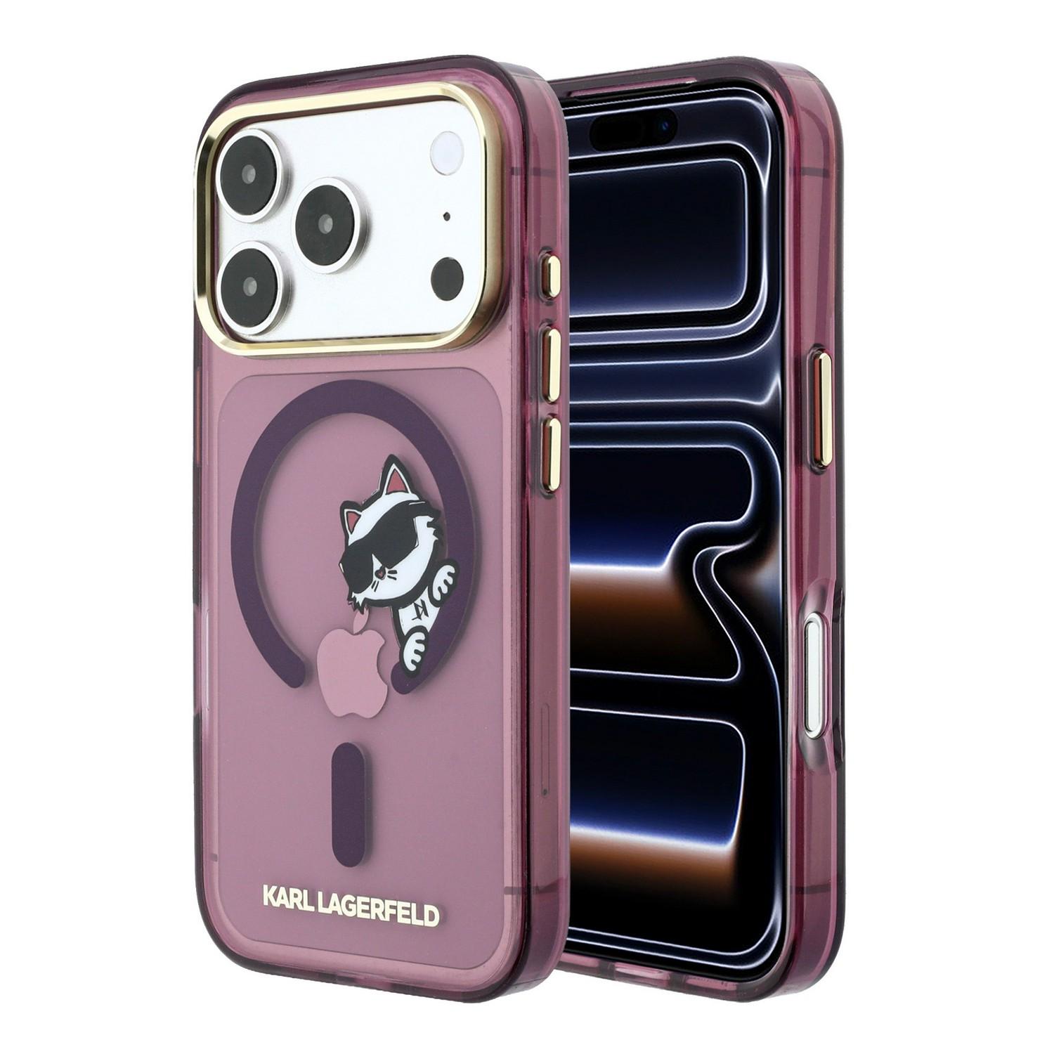 Karl Lagerfeld Калъф Apple iPhone 18 Pro/ 17 Pro, IML Choupette Peekaboo Magsafe /бордо/ - KLHMP18L6HCPSCR | JAR Computers Karl Lagerfeld Калъф Apple iPhone 18 Pro/ 17 Pro, IML Choupette Peekaboo Magsafe /бордо/ - KLHMP18L6HCPSCR