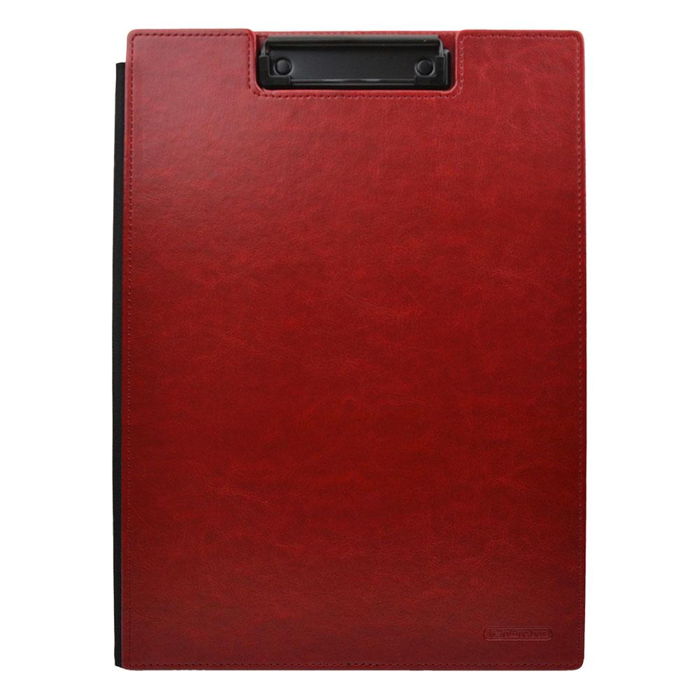 Клипборд с капак OfBox кожа червен