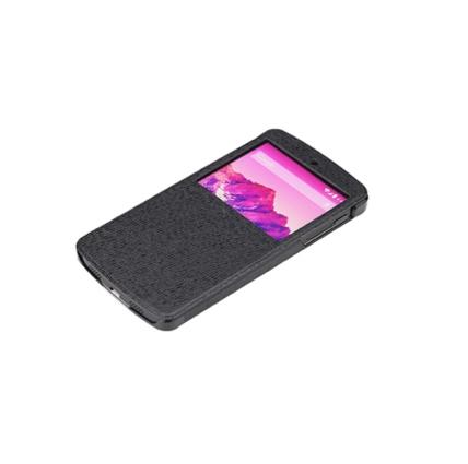 Кожен калъф, тип портфейл и поставка за Google Nexus 5 - Rock Excel Flip Case Preview (черен) | JAR Computers Кожен калъф, тип портфейл и поставка за Google Nexus 5 - Rock Excel Flip Case Preview (черен)