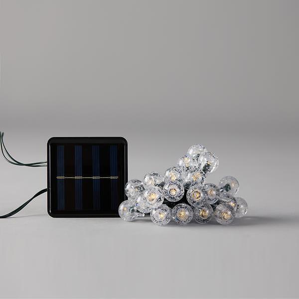 Лампички 80 LED с акрилни топчета Eurolamp, соларен панел, IP44 | JAR Computers Лампички 80 LED с акрилни топчета Eurolamp, соларен панел, IP44