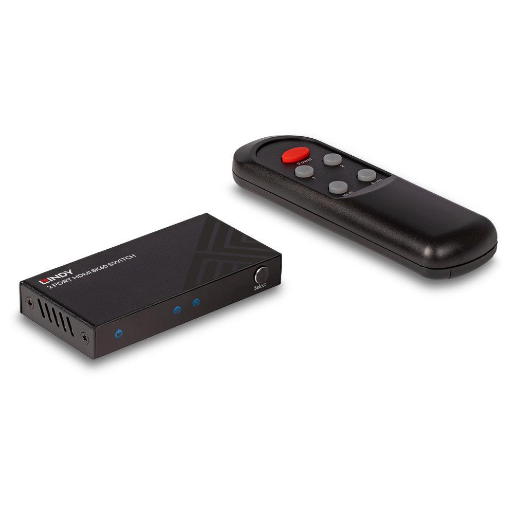 LINDY LNY-38337 :: 2-портов HDMI 8K60 превключвател