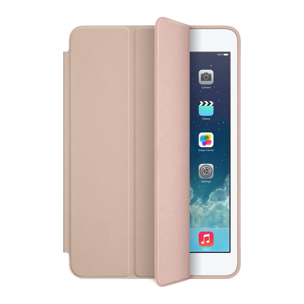 Оригинален кожен калъф и поставка за iPad mini, iPad mini 2, iPad mini 3 - Apple Smart Case (бежав) | JAR Computers Оригинален кожен калъф и поставка за iPad mini, iPad mini 2, iPad mini 3 - Apple Smart Case (бежав)