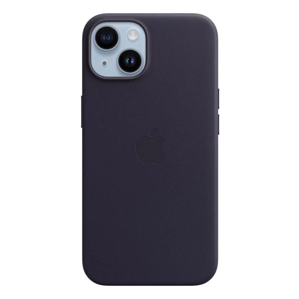 Оригинален кожен кейс (естествена кожа) с MagSafe за iPhone 14 - Apple iPhone Leather Case with MagSafe (тъмнолилав) | JAR Computers Оригинален кожен кейс (естествена кожа) с MagSafe за iPhone 14 - Apple iPhone Leather Case with MagSafe (тъмнолилав)