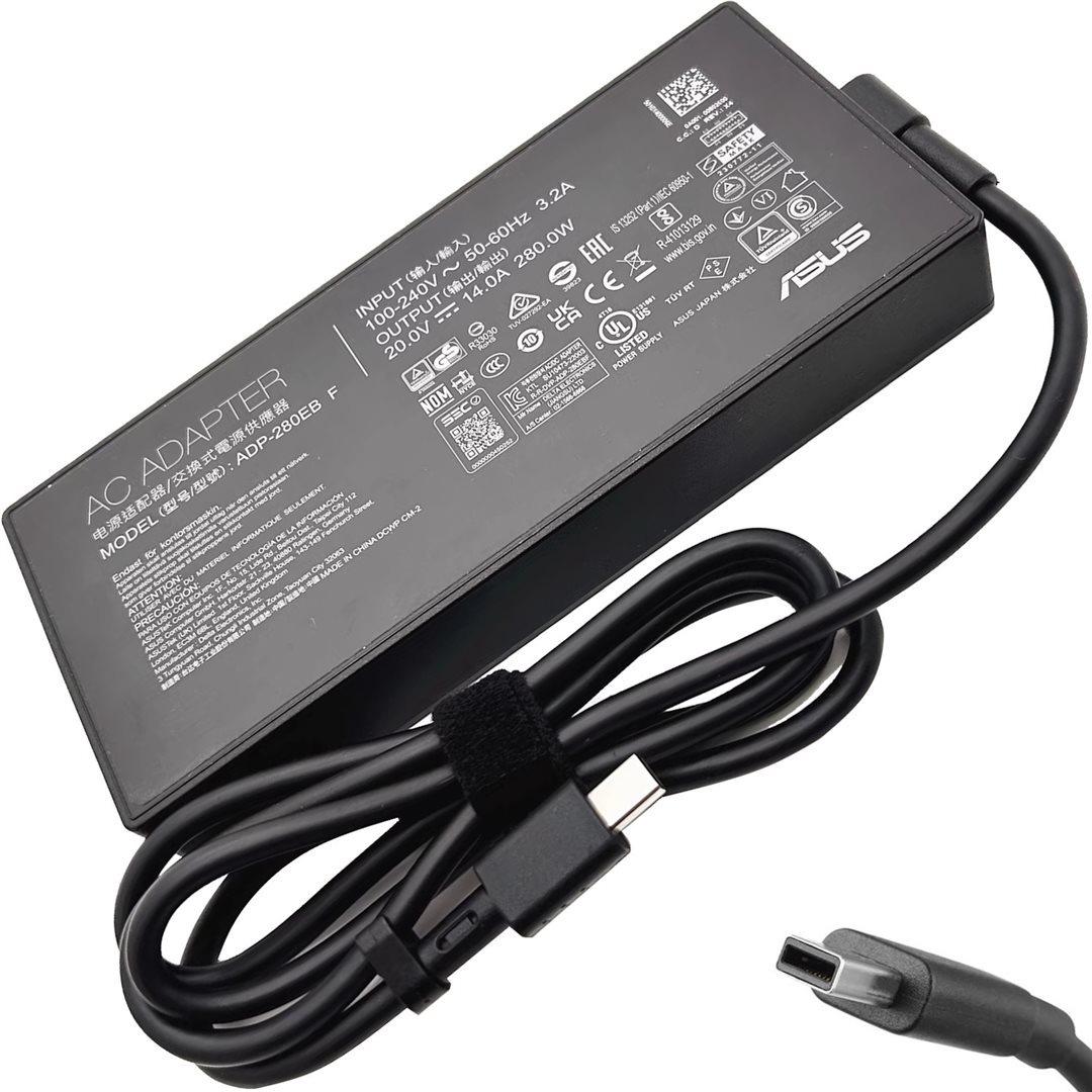 Оригинално Зарядно за лаптоп Asus 20V / 14A / 280W (Правоъгълна букса) | JAR Computers Оригинално Зарядно за лаптоп Asus 20V / 14A / 280W (Правоъгълна букса)