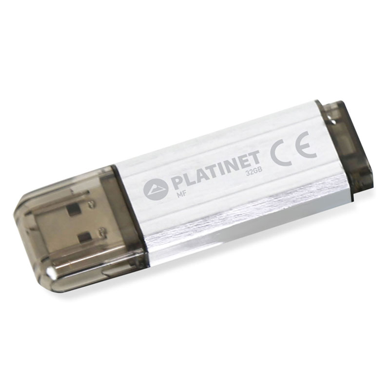 Памет USB flash 32GB Platinet V сив USB2 | JAR Computers Памет USB flash 32GB Platinet V сив USB2