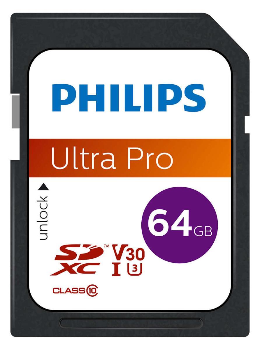 Philips FM64SD65B 64 GB SDXC UHS-I Class 10 | JAR Computers Philips FM64SD65B 64 GB SDXC UHS-I Class 10