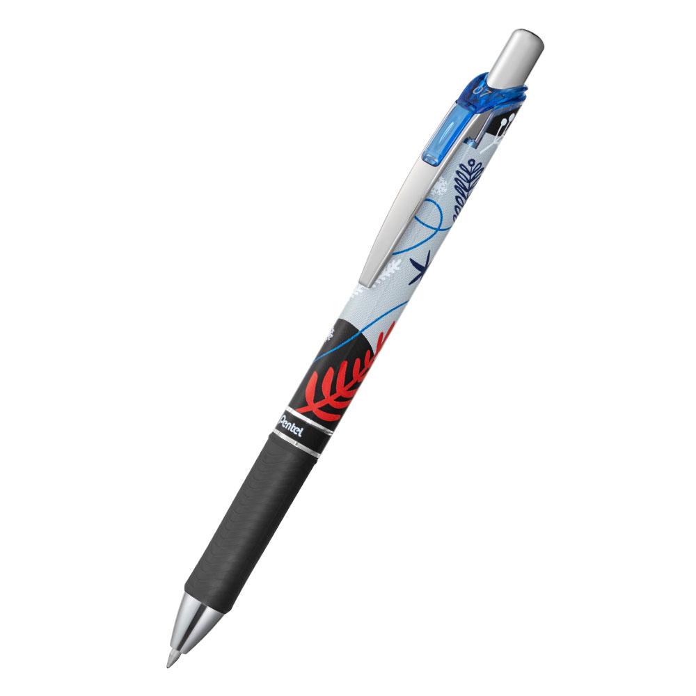 Ролер Pentel Energel BL77WT 0.7мм чн/син