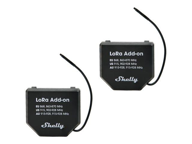 SHELLY LoRa Add-on 2-Pack Long-Range Communication Add-on