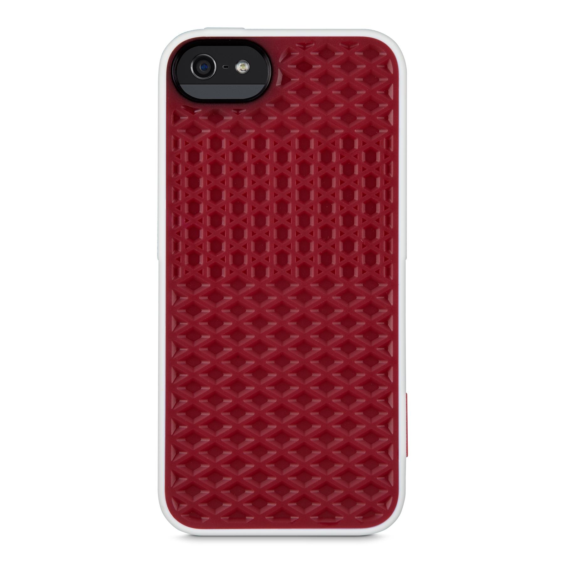 Термополуретанов кейс за iPhone 5 и iPhone 5S - Vans Waffle Sole by Belkin (червен) | JAR Computers Термополуретанов кейс за iPhone 5 и iPhone 5S - Vans Waffle Sole by Belkin (червен)