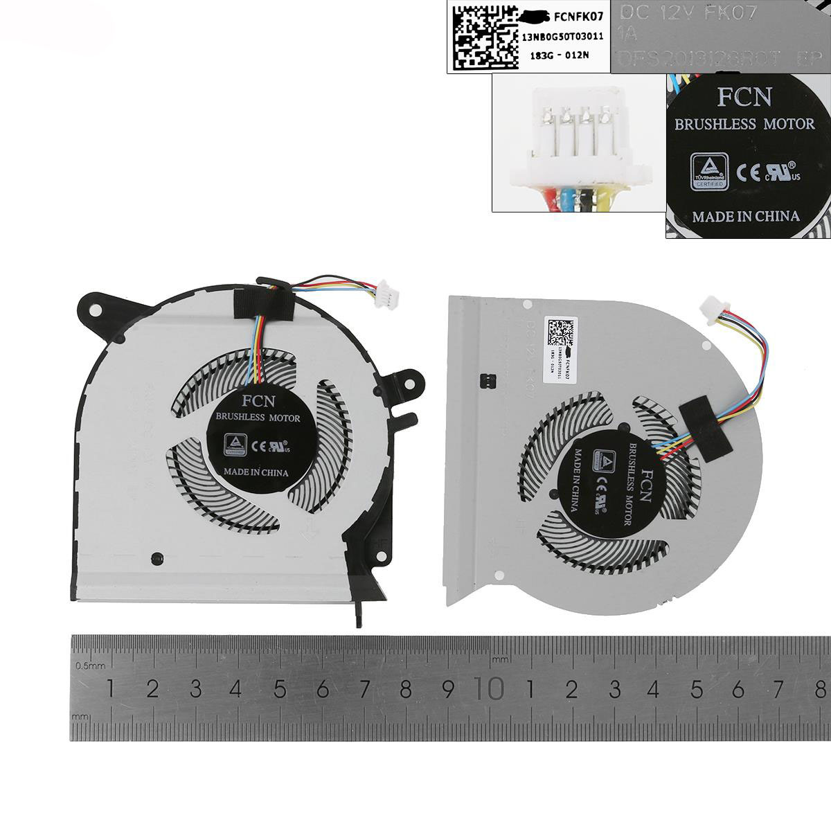Вентилатори за лаптоп (CPU Fan) Asus STRIX GL503VS GL503V GL503VM Ляв + Десен / Left + Right | JAR Computers Вентилатори за лаптоп (CPU Fan) Asus STRIX GL503VS GL503V GL503VM Ляв + Десен / Left + Right