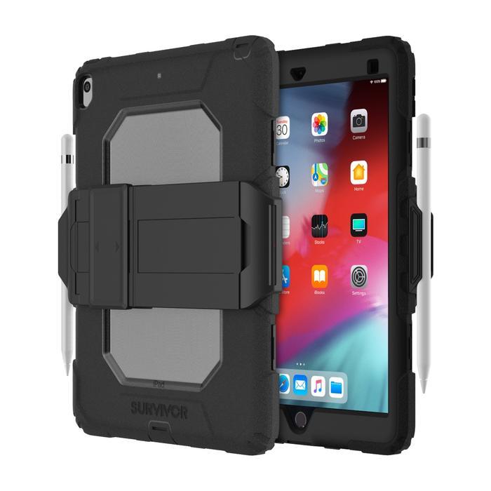 Защита от най-висок клас за iPad Air 3 (2019), iPad Pro 10.5 - Griffin Survivor All Terrain Rugged Case (черен) | JAR Computers Защита от най-висок клас за iPad Air 3 (2019), iPad Pro 10.5 - Griffin Survivor All Terrain Rugged Case (черен)