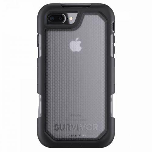 Защита от най-висок клас за iPhone 8 Plus, iPhone 7 Plus - Griffin Survivor Summit Case (черен-прозрачен) | JAR Computers Защита от най-висок клас за iPhone 8 Plus, iPhone 7 Plus - Griffin Survivor Summit Case (черен-прозрачен)