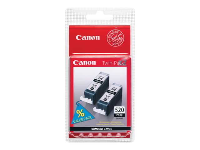 CANON PGI-520BK Ink Cartridge TwinPack black BLISTER | JAR Computers CANON PGI-520BK Ink Cartridge TwinPack black BLISTER