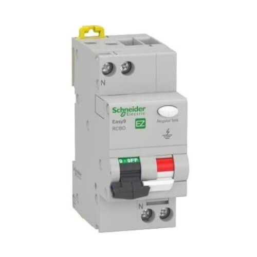 ДТЗ 1P + N 20А крива С 6kА 30 mA тип АС - SCHNEIDER ELECTRIC Easy 9 EZ9D35620 | JAR Computers ДТЗ 1P + N 20А крива С 6kА 30 mA тип АС - SCHNEIDER ELECTRIC Easy 9 EZ9D35620