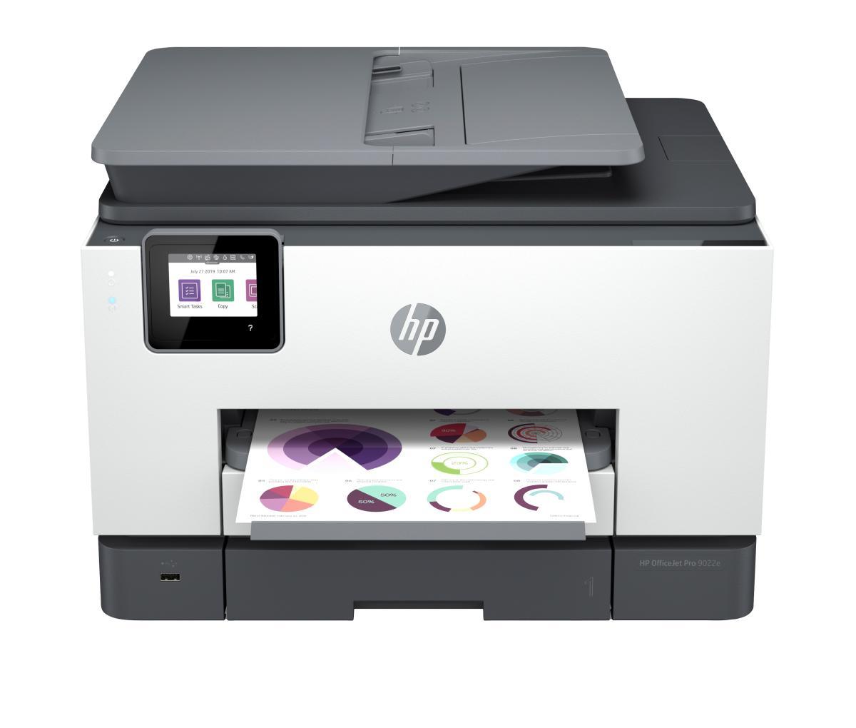 HP OfficeJet Pro 9022e Wireless All-in-One Color Printer, Instant Ink; Two-sided printing | JAR Computers HP OfficeJet Pro 9022e Wireless All-in-One Color Printer, Instant Ink; Two-sided printing