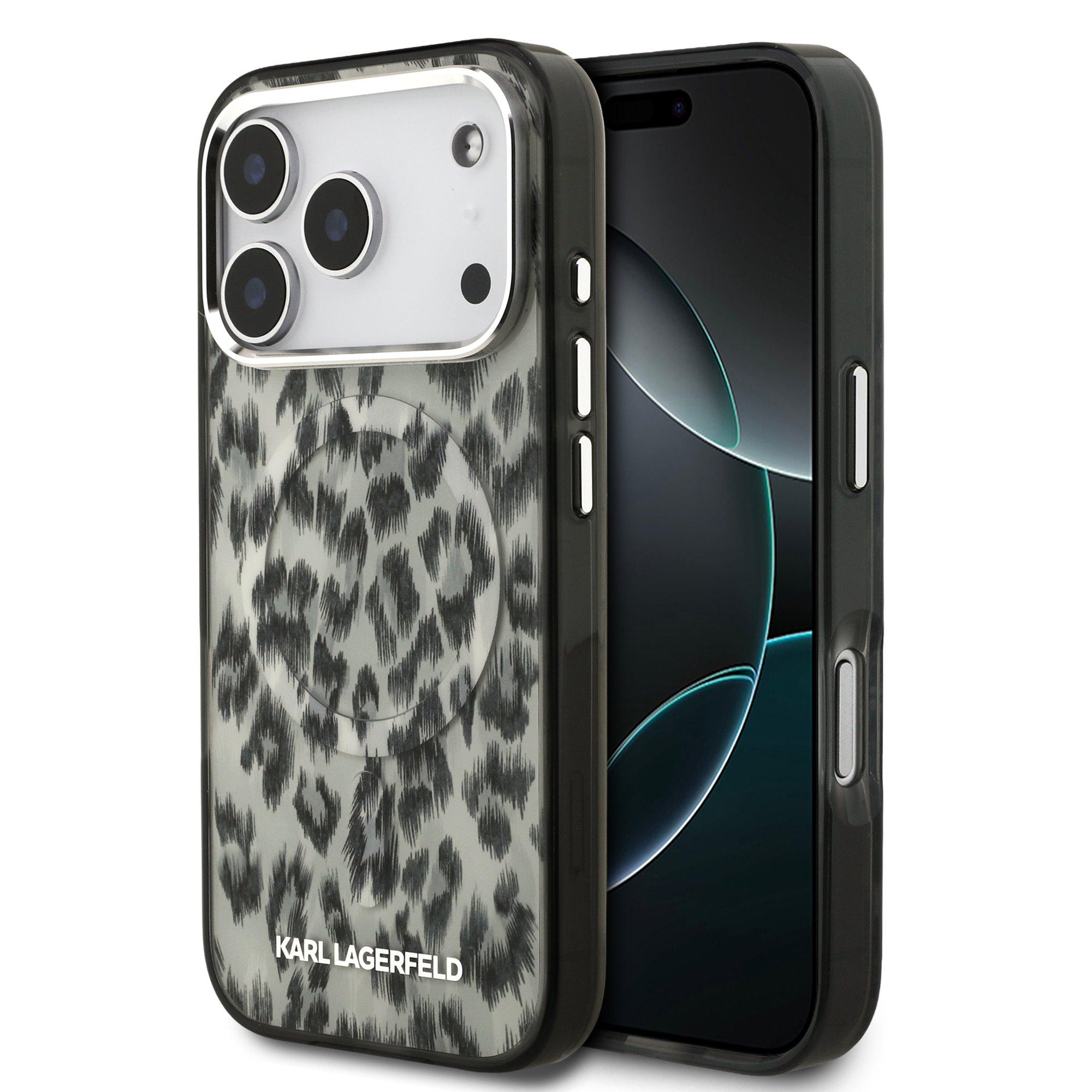 Karl Lagerfeld Калъф Apple iPhone 17 Pro, IML Leopard MagSafe /кафяв/ - KLHMP17LHDLEOICW | JAR Computers Karl Lagerfeld Калъф Apple iPhone 17 Pro, IML Leopard MagSafe /кафяв/ - KLHMP17LHDLEOICW