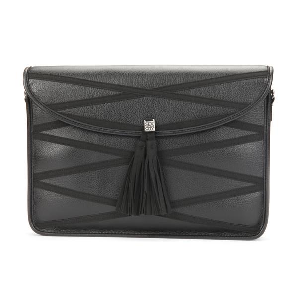 Кожена чанта за MacBook Air 11, ултрабуци и нетбуци до 11 инча - Sex And The City Fifth Avenue Laptop Bag (черен) | JAR Computers Кожена чанта за MacBook Air 11, ултрабуци и нетбуци до 11 инча - Sex And The City Fifth Avenue Laptop Bag (черен)