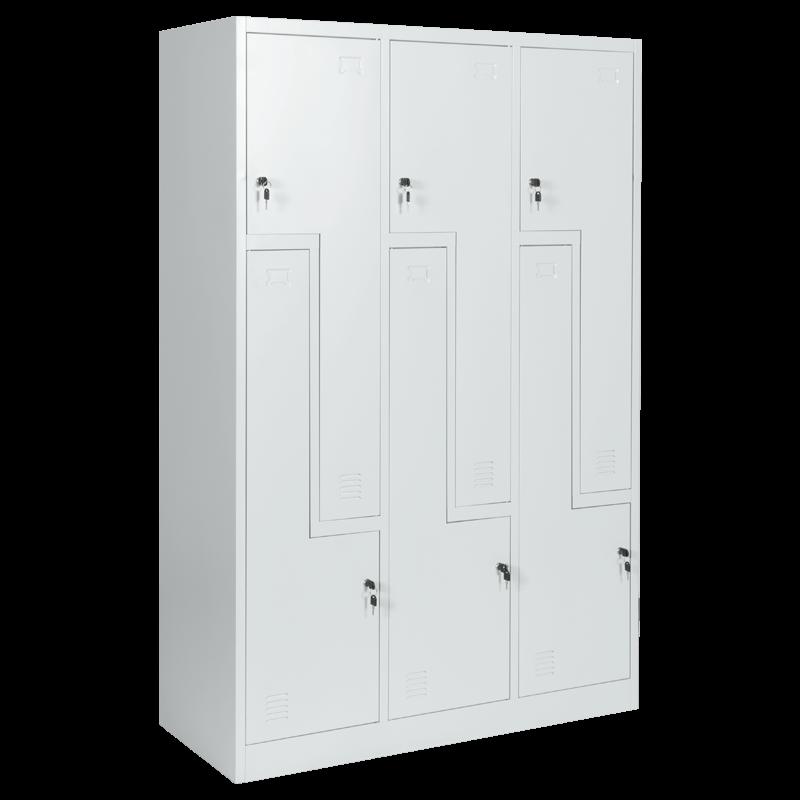 Метален шкаф Carmen CR-1294 J - сив