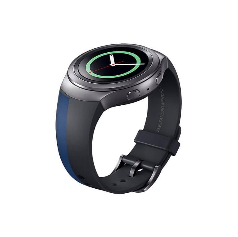 Оригинална силиконова каишка за Gear 2 - Samsung ET-SPR72 Wristband (Alexandro Mendini Design Edition) (черен-син) | JAR Computers Оригинална силиконова каишка за Gear 2 - Samsung ET-SPR72 Wristband (Alexandro Mendini Design Edition) (черен-син)