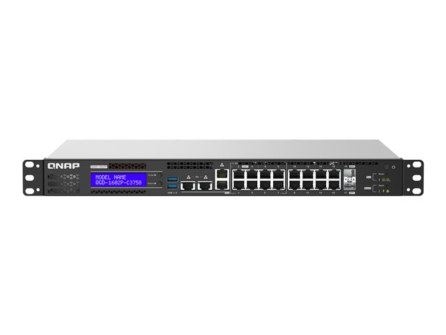 QNAP QGD-1602P-C3758-16G 8x 2.5GbE PoE ports 8x 1GbE PoE ports 2x SFP+ 10GbE 500W total power comsumption | JAR Computers QNAP QGD-1602P-C3758-16G 8x 2.5GbE PoE ports 8x 1GbE PoE ports 2x SFP+ 10GbE 500W total power comsumption