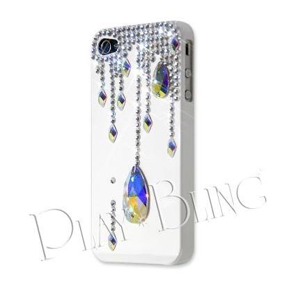 Уникален кейс с кристали на Сваровски за iPhone 4/4S - PlayBling Drops Crystal case | JAR Computers Уникален кейс с кристали на Сваровски за iPhone 4/4S - PlayBling Drops Crystal case