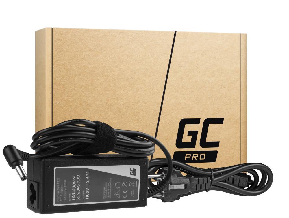 Захранване за лаптоп GREEN CELL, PRO Charger / AC Adapter 19V 3.42A 65W for Asus R510C R510L R556L X550C X550L Toshiba Satellite C650 L750 5.5mm-2.5mm | JAR Computers Захранване за лаптоп GREEN CELL, PRO Charger / AC Adapter 19V 3.42A 65W for Asus R510C R510L R556L X550C X550L Toshiba Satellite C650 L750 5.5mm-2.5mm