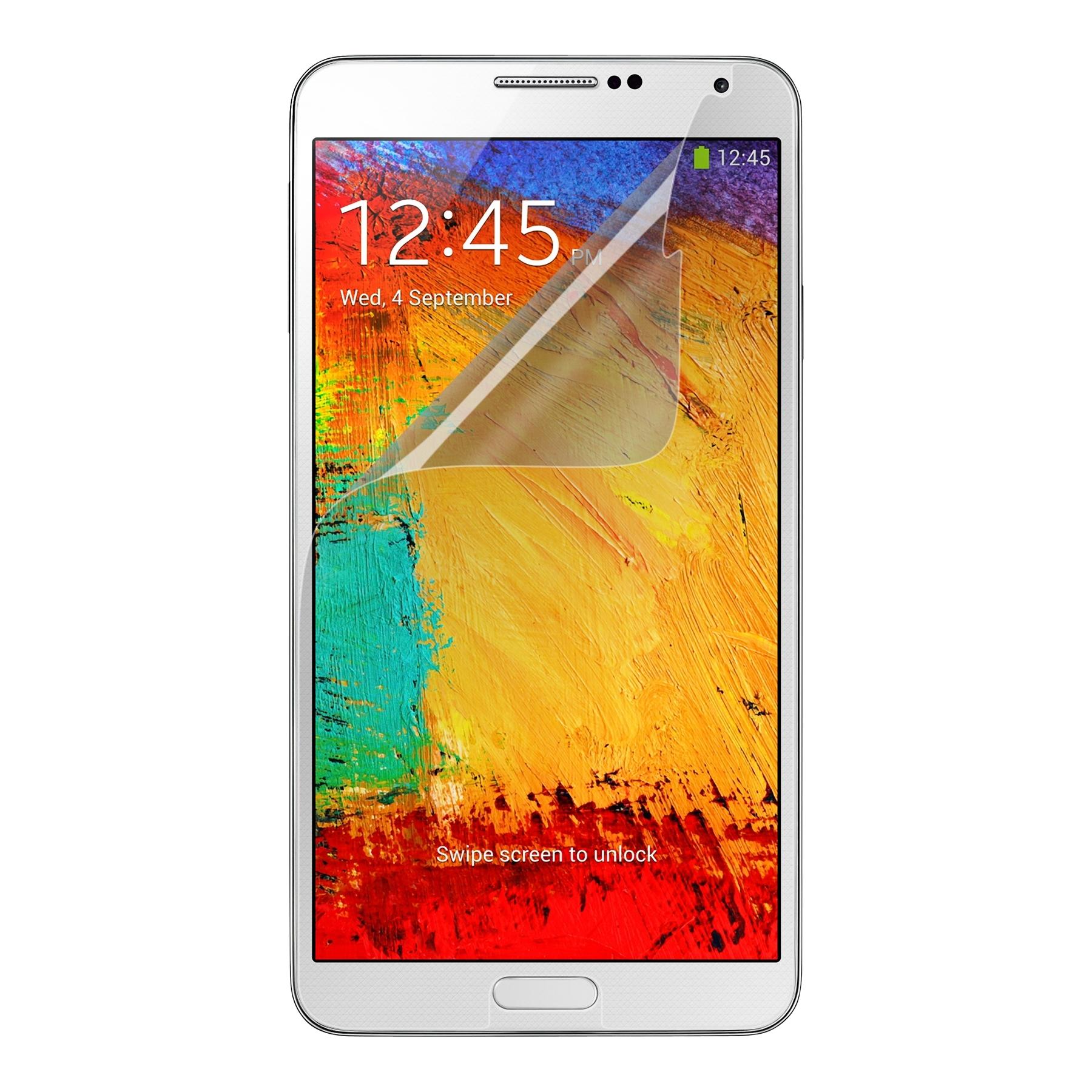 Защитно покритие за Samsung Galaxy Note 3 - Belkin ScreenGuard Clear (три броя) | JAR Computers Защитно покритие за Samsung Galaxy Note 3 - Belkin ScreenGuard Clear (три броя)