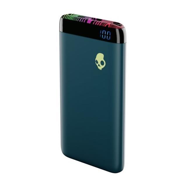 Дизайнерска външна батерия с USB и USB-C изходи - Skullcandy Portable USB-C Battery Pack 6000mAh (тъмносин) | JAR Computers Дизайнерска външна батерия с USB и USB-C изходи - Skullcandy Portable USB-C Battery Pack 6000mAh (тъмносин)
