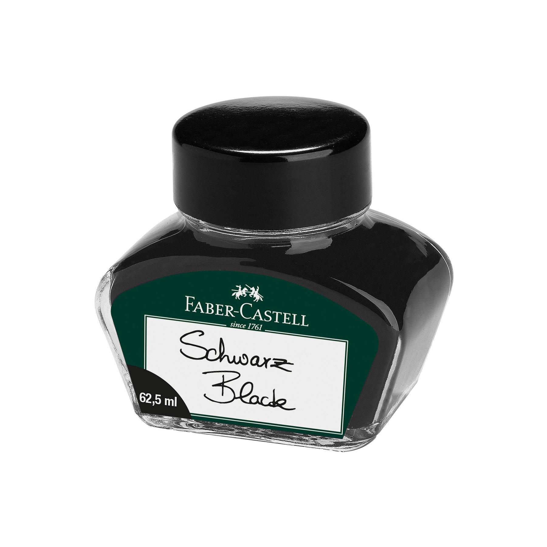 Faber-Castell Мастило за писалка, 60 ml, черно | JAR Computers Faber-Castell Мастило за писалка, 60 ml, черно