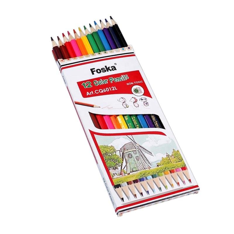 Foska Моливи Hexagonal, 12 цвята