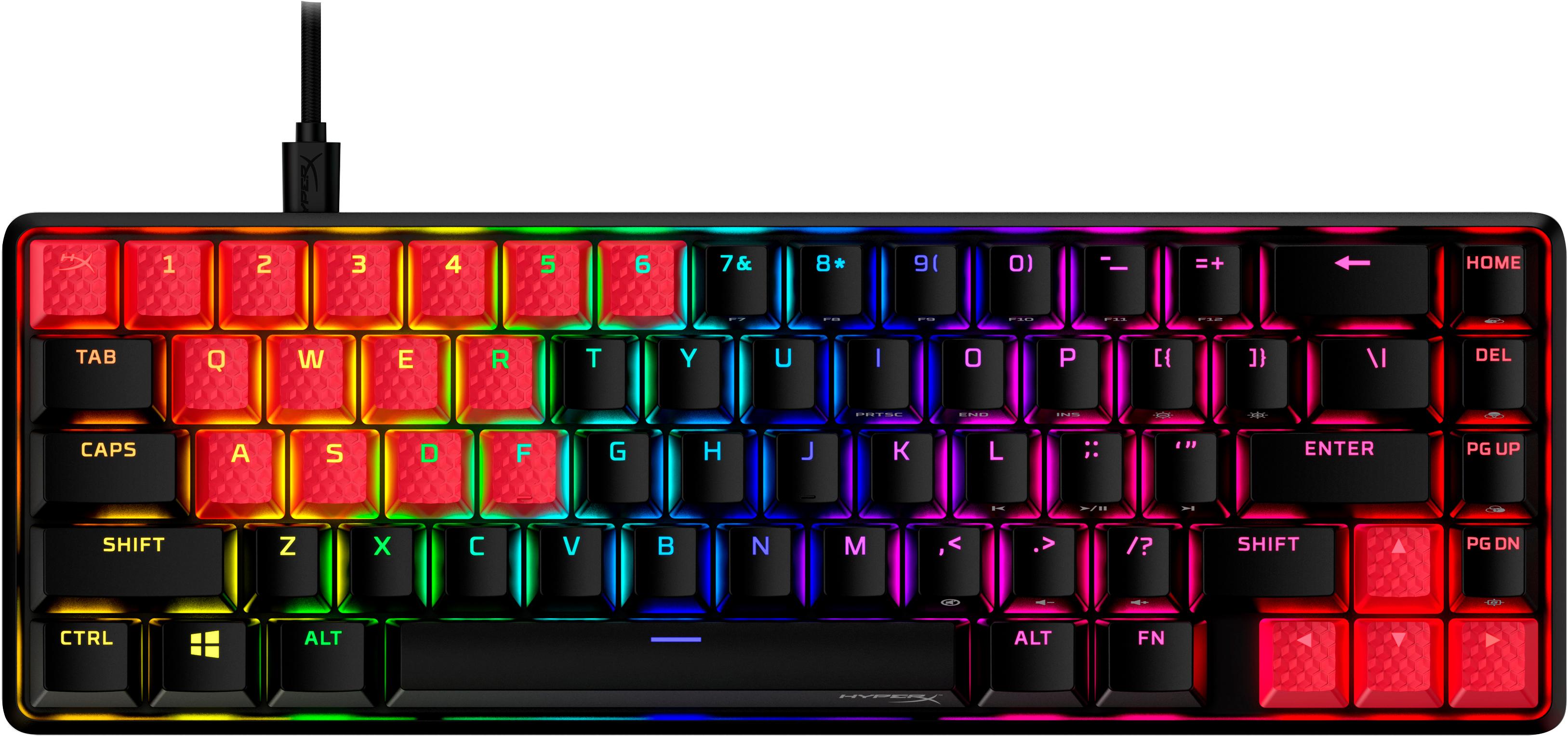 HyperX Rubber Keycaps - Gaming Accessory Kit - Red (US Layout) Капачка за клавиатура | JAR Computers HyperX Rubber Keycaps - Gaming Accessory Kit - Red (US Layout) Капачка за клавиатура