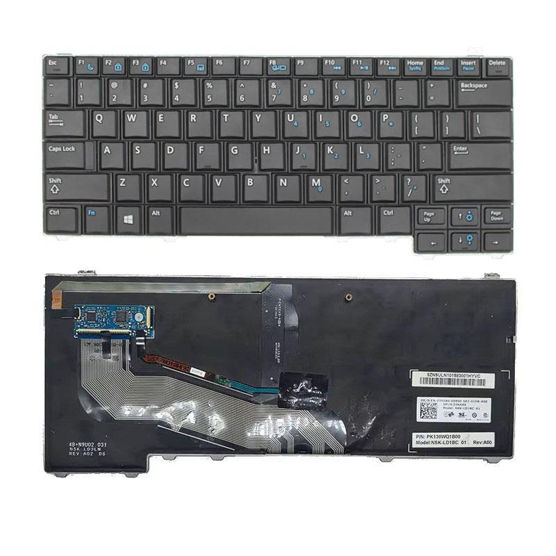 Клавиатура за лаптоп Dell Latitude E5440 Черна с Подсветка без Пойнтинг Стик