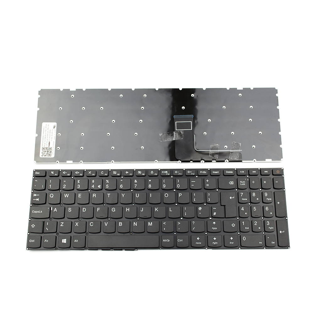 Клавиатура за лаптоп Lenovo IdeaPad 110-15 110-15IBR Черна Без Рамка Black Without Frame US/UK | JAR Computers Клавиатура за лаптоп Lenovo IdeaPad 110-15 110-15IBR Черна Без Рамка Black Without Frame US/UK