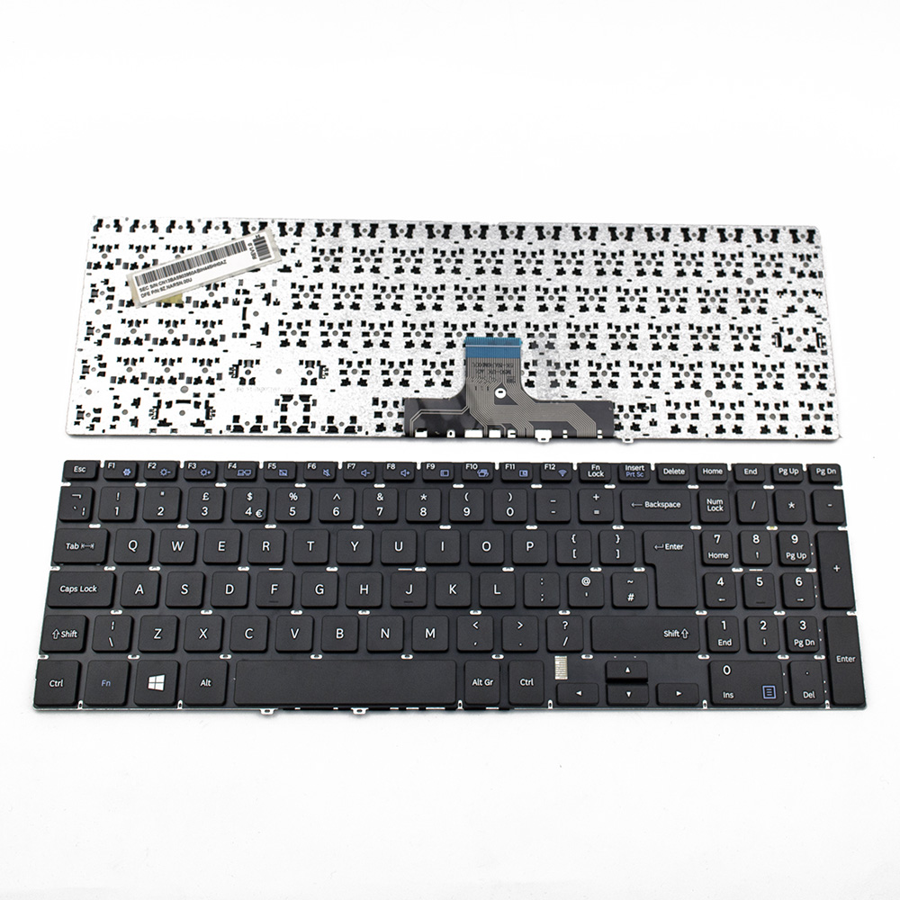 Клавиатура за лаптоп Samsung NP500R5H NP500R5K NP500R5L Black Without Frame UK / Черна Без Рамка (Голям Ентър) с Кирилица | JAR Computers Клавиатура за лаптоп Samsung NP500R5H NP500R5K NP500R5L Black Without Frame UK / Черна Без Рамка (Голям Ентър) с Кирилица