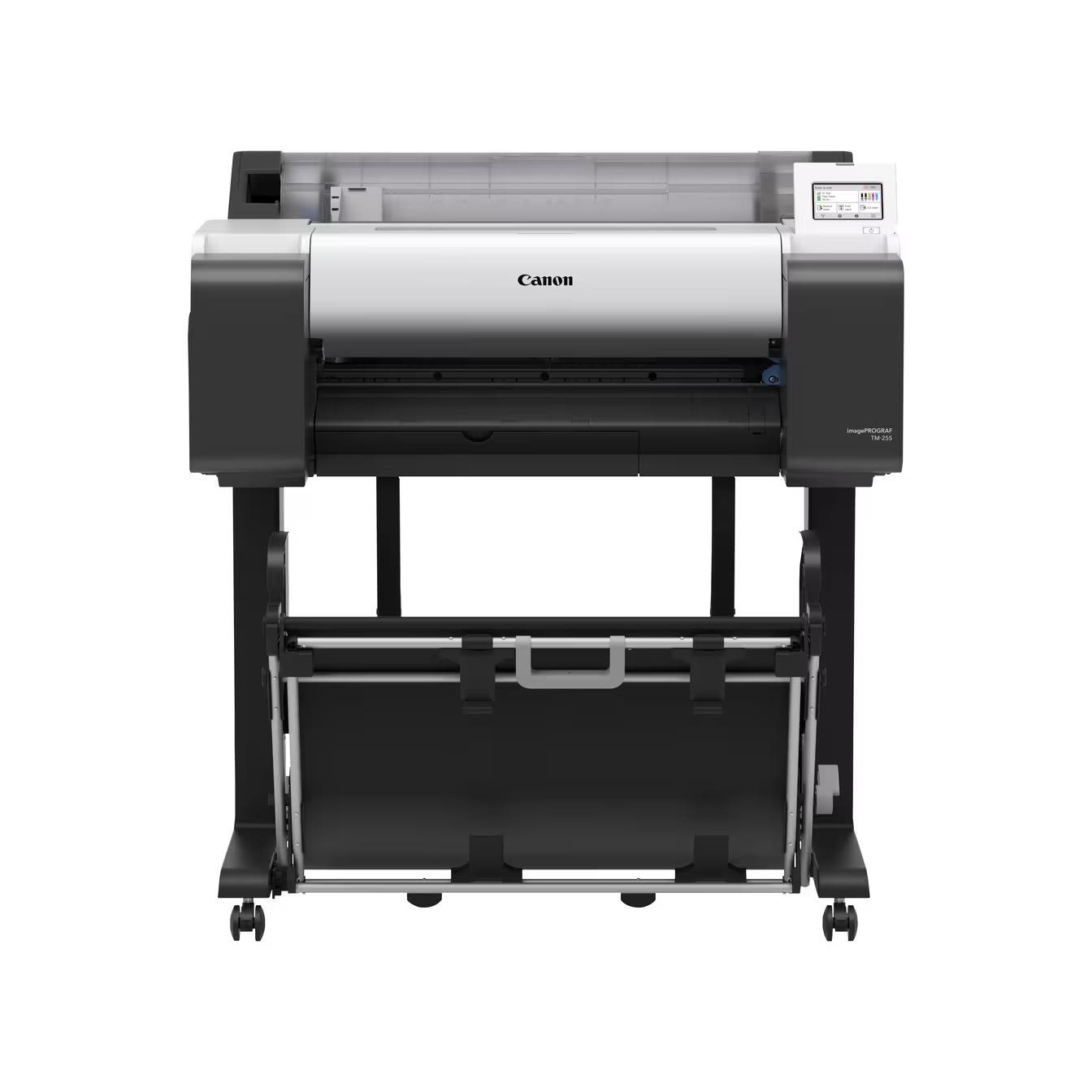 Мастиленоструен плотер Canon imagePROGRAF TM-255, 24", със стойка, сив | JAR Computers Мастиленоструен плотер Canon imagePROGRAF TM-255, 24", със стойка, сив
