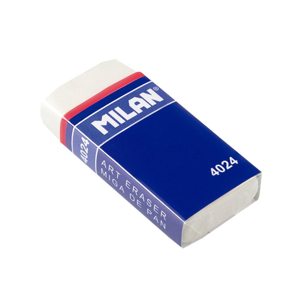 Milan Гума за молив Art 4024, синтетична, голяма, бяла, 240 броя | JAR Computers Milan Гума за молив Art 4024, синтетична, голяма, бяла, 240 броя