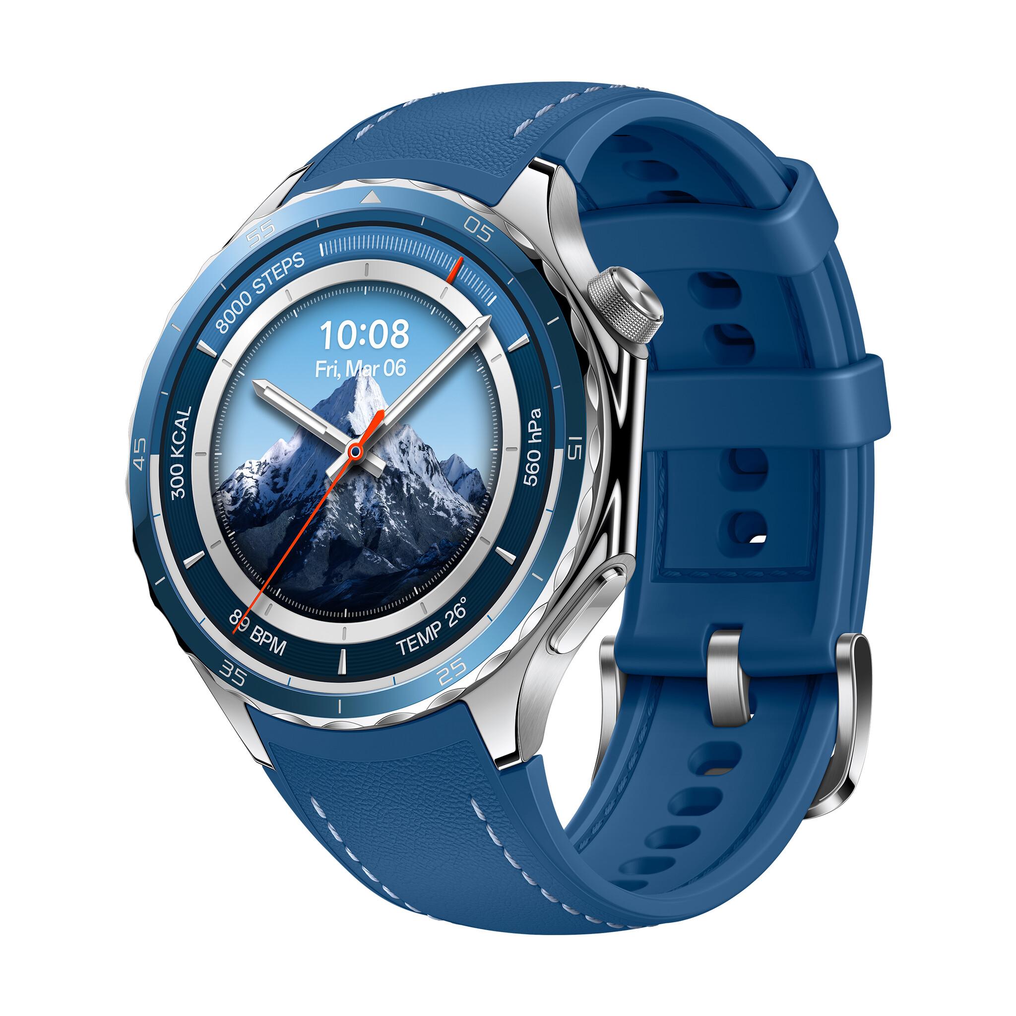 OPPO Watch X2 3,81 см (1.5") AMOLED 47 мм Цифров 466 x 466 пиксела Тъчскрийн Син Wi-Fi GPS (сателитен) | JAR Computers OPPO Watch X2 3,81 см (1.5") AMOLED 47 мм Цифров 466 x 466 пиксела Тъчскрийн Син Wi-Fi GPS (сателитен)