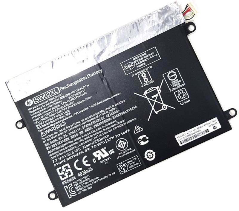 Оригинална батерия за лаптоп HP Pavilion x2 10-p*** SW02XL | JAR Computers Оригинална батерия за лаптоп HP Pavilion x2 10-p*** SW02XL