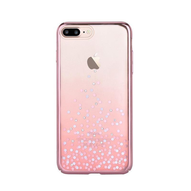 Поликарбонатов кейс за iPhone 8 Plus, iPhone 7 Plus (с кристали Сваровски) - Comma Unique Polka 360 Case (розово злато) | JAR Computers Поликарбонатов кейс за iPhone 8 Plus, iPhone 7 Plus (с кристали Сваровски) - Comma Unique Polka 360 Case (розово злато)