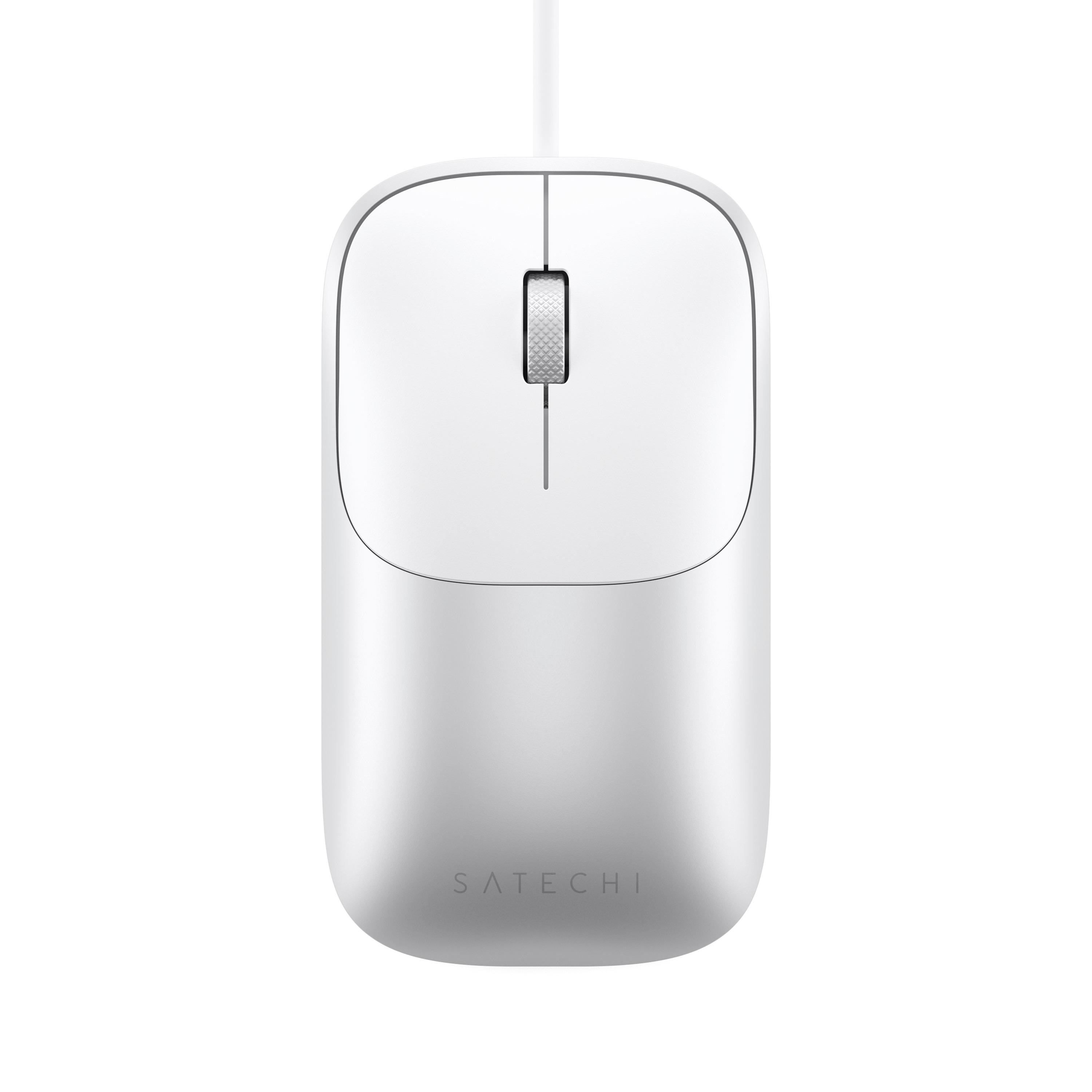 Satechi Slim LX Wired Mouse - Silver | JAR Computers Satechi Slim LX Wired Mouse - Silver