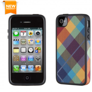 Дизайнерски кейс за iPhone 4/4S - Speck FabShell Megaplaid Spectrum | JAR Computers Дизайнерски кейс за iPhone 4/4S - Speck FabShell Megaplaid Spectrum