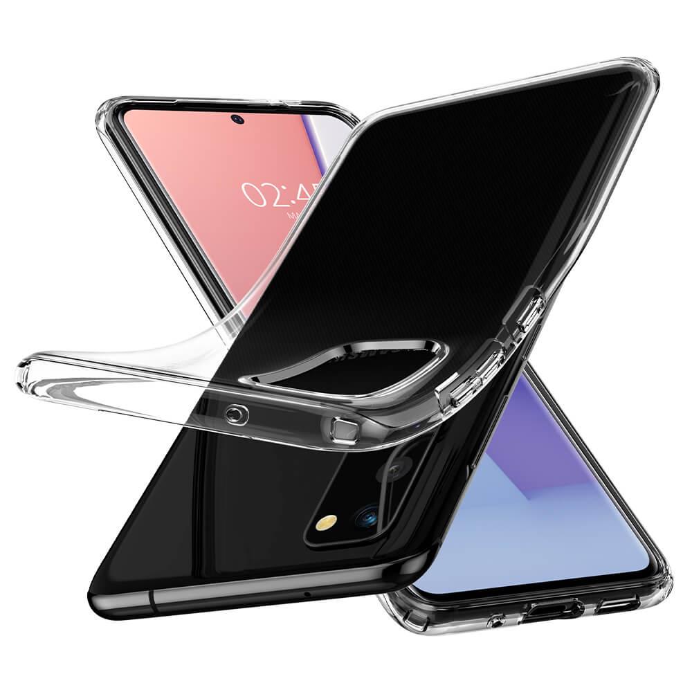 Тънък качествен силиконов (TPU) калъф за Samsung Galaxy S20 (прозрачен) - Spigen Crystal Flex Case | JAR Computers Тънък качествен силиконов (TPU) калъф за Samsung Galaxy S20 (прозрачен) - Spigen Crystal Flex Case