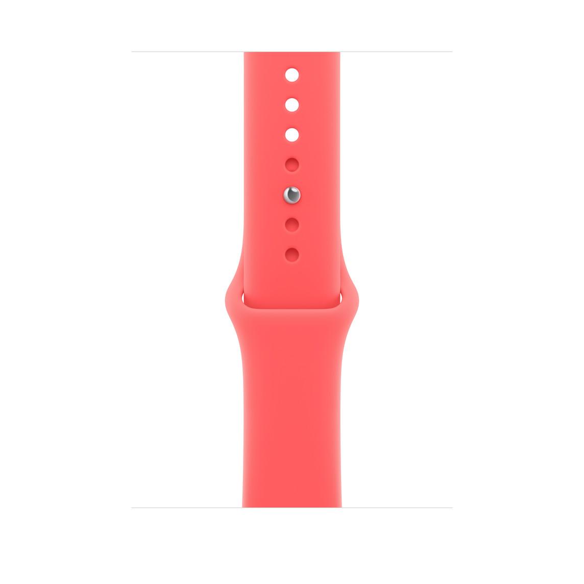 Apple Watch 46mm Sport Band: Bright Guava Sport Band - S/M (SEASONAL) | JAR Computers Apple Watch 46mm Sport Band: Bright Guava Sport Band - S/M (SEASONAL)