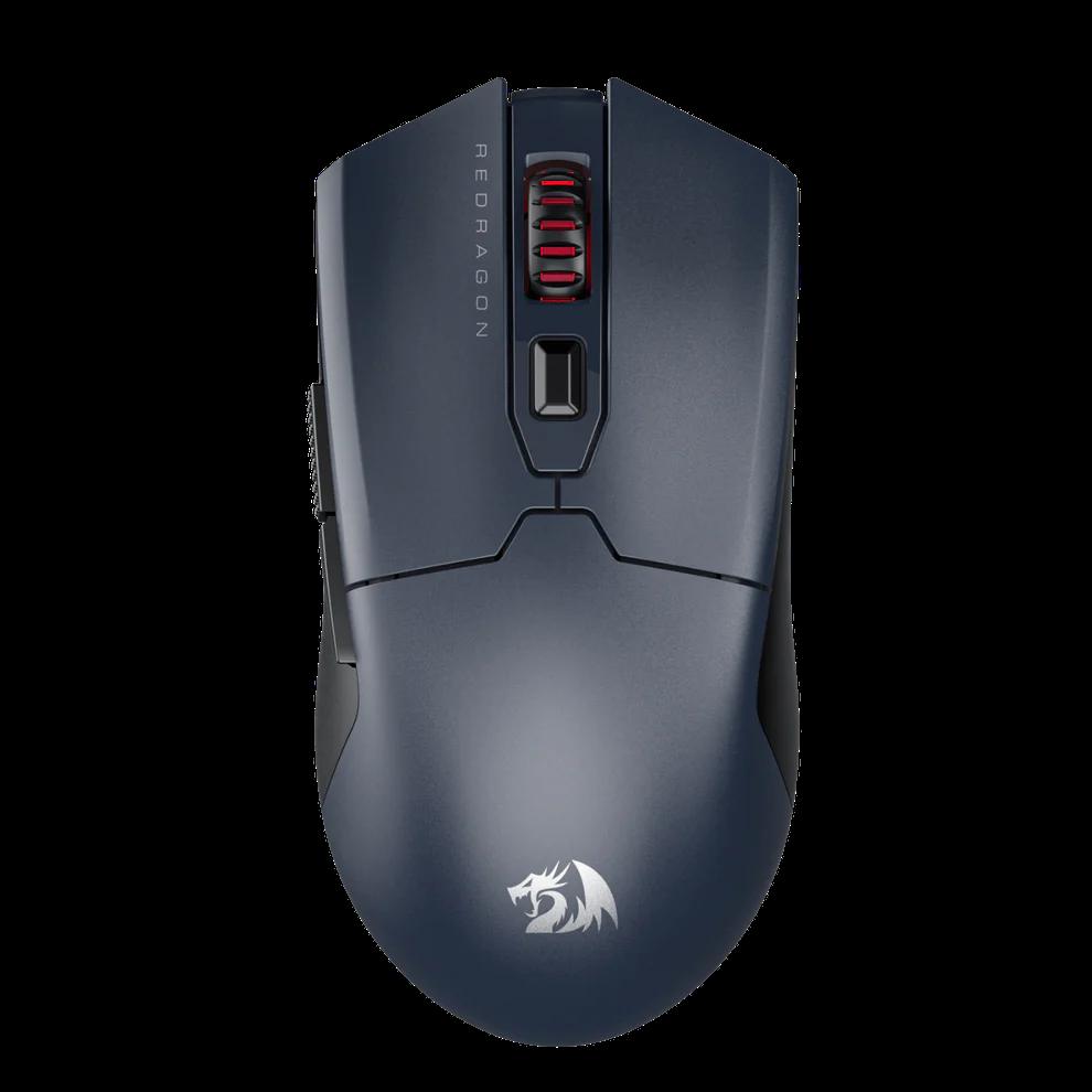 Безжична Bluetooth и кабелна геймърска мишка Redragon Fyzu Lite M995GB-LIT - черна със сиво