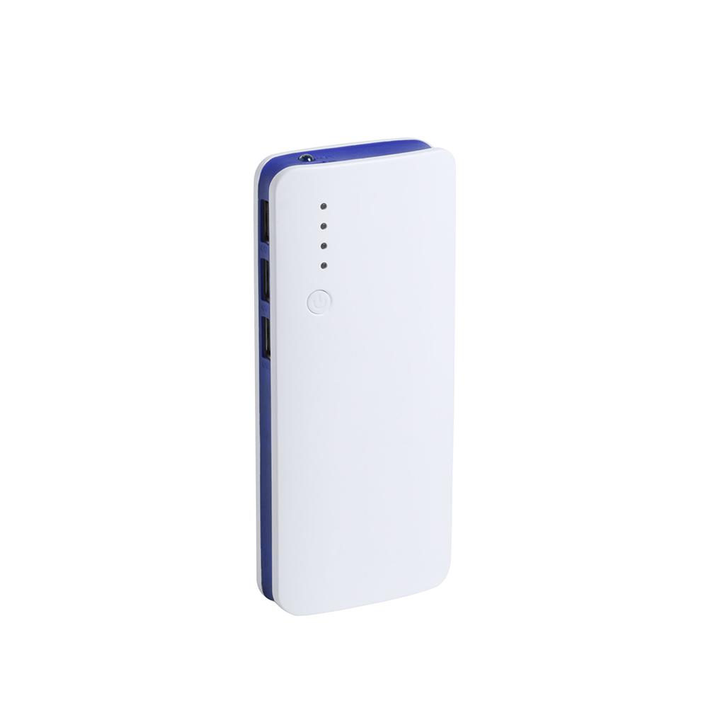 Cool Мобилна батерия Kaprin, с 3 USB порта, 10 000 mAh, бяло и синьо