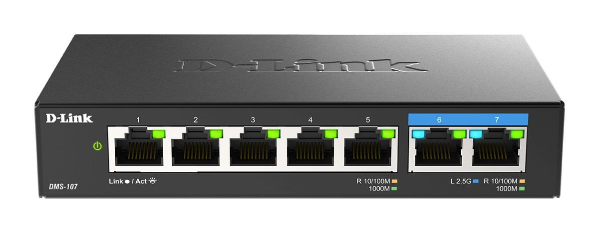 D-Link 7-Port Multi-Gigabit Unmanaged Switch | JAR Computers D-Link 7-Port Multi-Gigabit Unmanaged Switch
