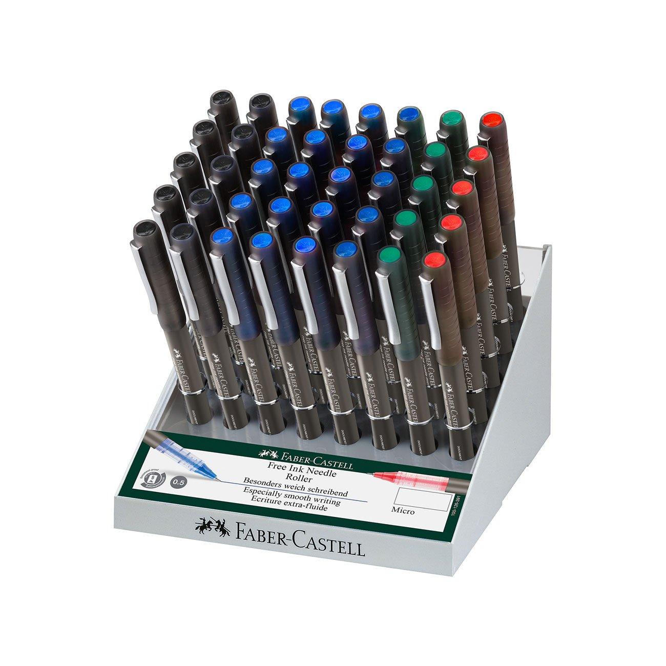 Faber-Castell Ролер Free Ink Needle, 0.5 mm, 40 броя в дисплей | JAR Computers Faber-Castell Ролер Free Ink Needle, 0.5 mm, 40 броя в дисплей